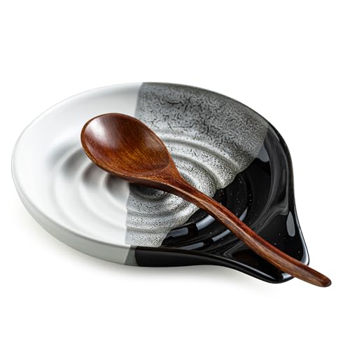 Large Ceramic Spoon Rest for Stove Top and Kitchen Counter