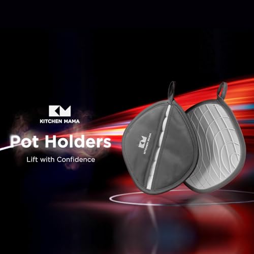 Silicone Pot Holders (Metal Gray)
