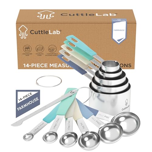 Measuring Cups and Measuring Spoons Set of 14