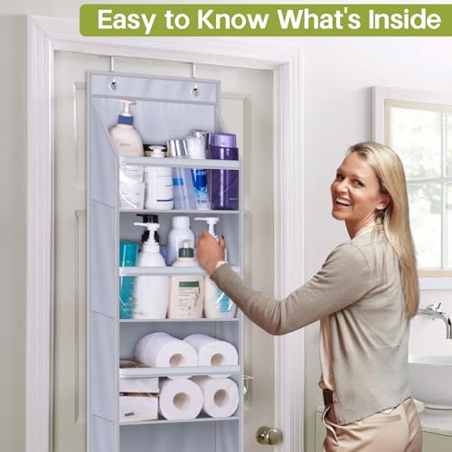 Over the Door Organizer (1 Pack / Grey)