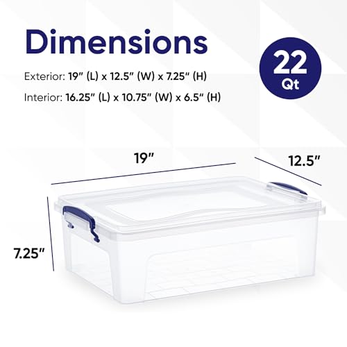 Storage Bins with Lids