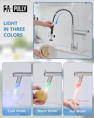Chrome Kitchen Sink Faucet (Chrome)