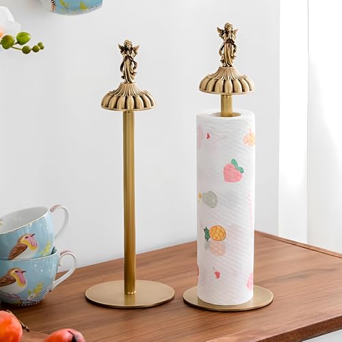 1 Luxurious Brass Angel Paper Towel Holder countertop