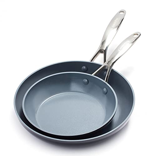 Valencia Pro 2 Piece (8" & 10" Frying Pan Skillet Set / Gray)