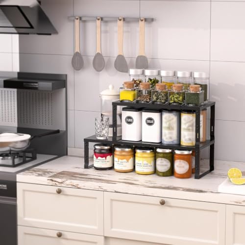 Heavy Duty Adjustable Metal Shelf Organizer (3 Count)