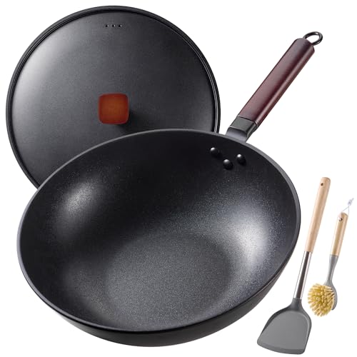 Carbon Steel Wok (Black)