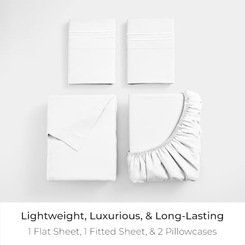 Iconic 4 Piece (1102 White / Full - EXTRA DEEP pocket)