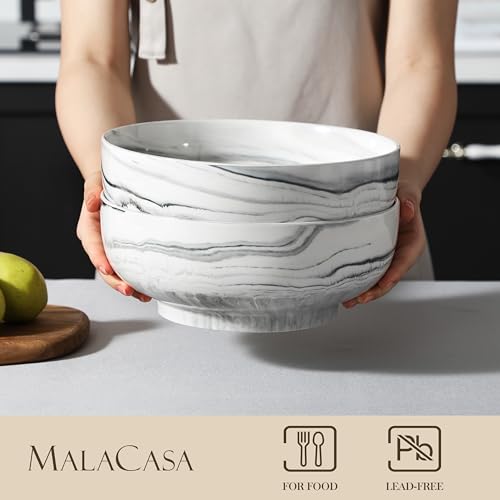 Large Serving Bowls (Marble Grey / 114 OZ (Set of 2))
