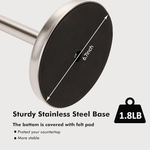 Paper Towel Holder Countertop with Weighted Base