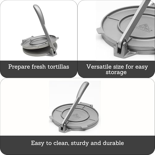 USA Tortilla Press (Cast Aluminum / 8 Inch)