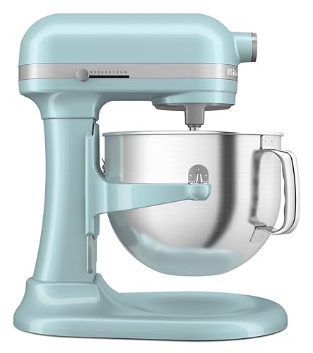 7 Quart Bowl Lift Stand Mixer with Accessories (Mineral Blue Water)