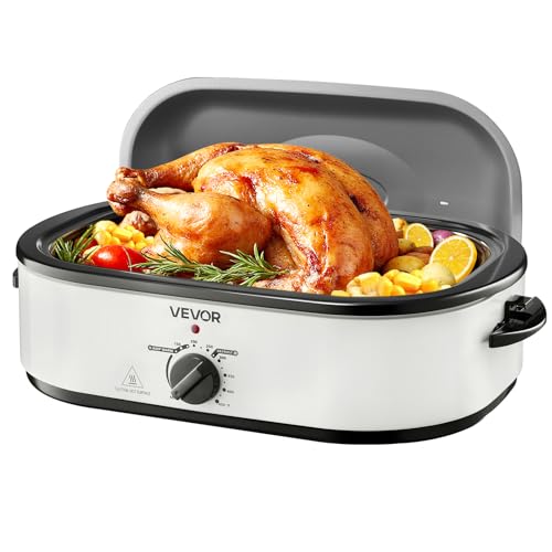 Roaster Oven 18QT Electric Roaster Oven (White / 18QT)