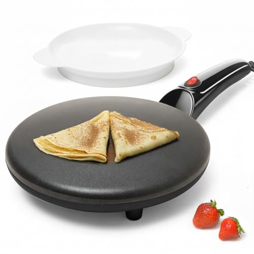 Black Electric Crepe Maker (8 Inch Corded / Black)