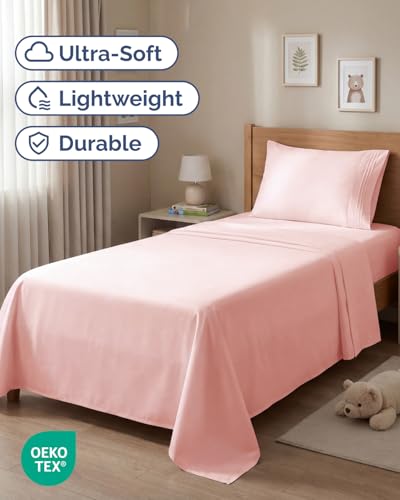 Twin Size 3 Piece Sheet Set (31 - Baby Pink / Twin)