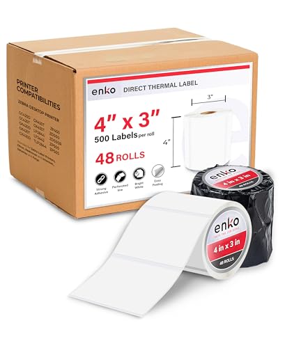 4 x 3 in 48 Rolls (48 Count)