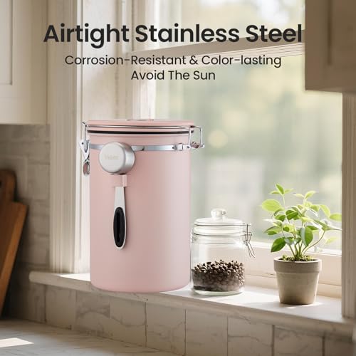 Coffee Canister (Pink / 39 oz)