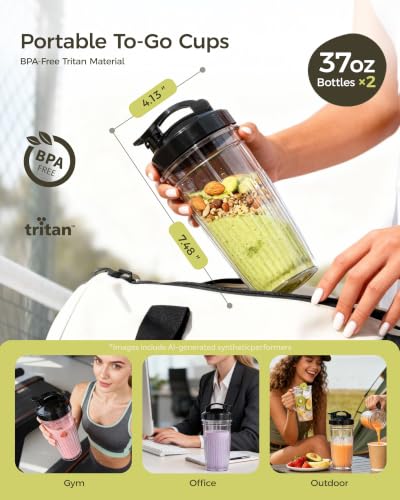 Smoothie Blender (1000W Personal blender)