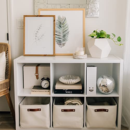 16x12.5in Storage Baskets (Full Off-White / Extra Large - 3pc)