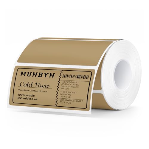 4x2 Thermal Labels (Brown / 4x2")