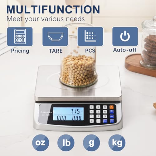110lb Food Scale (Silver 110lb/50kg)