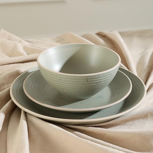 Lauren Stoneware (16-Piece Service for 4 / Green)