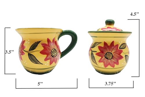 Ceramic Cream and Sugar Set