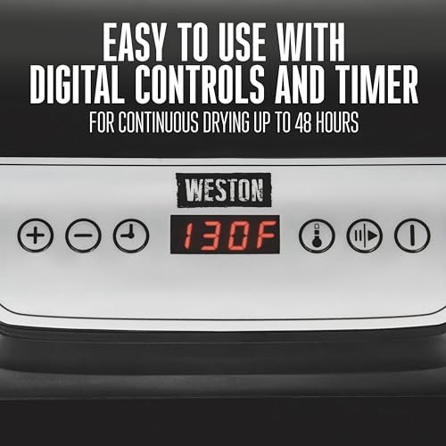 Food Dehydrator Machine for Jerky (Precision Digital Temperature Control (90-160F) / 15 trays, Gray)