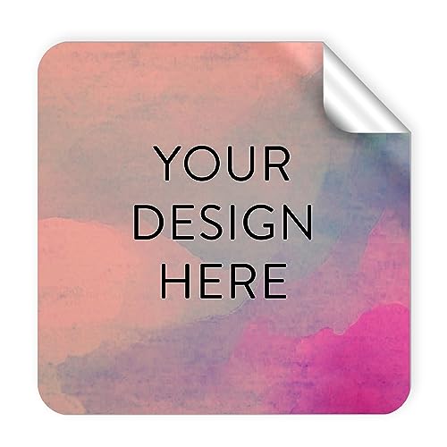 Custom Vinyl Stickers Your Image (100 Count)