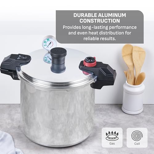 22 Quart Aluminum Pressure Canner (Pressure Canner / 22 Quarts)