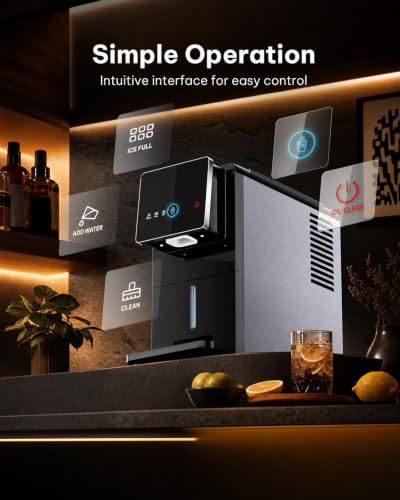 Countertop Nugget Ice Maker (Stainless Steel / 40 lbs)