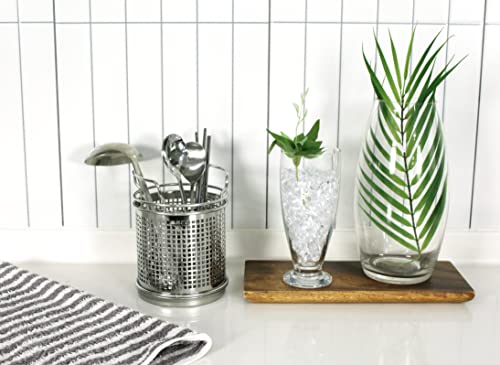 Stainless Steel Kitchen Round Utensil Holder (Round Tulip)