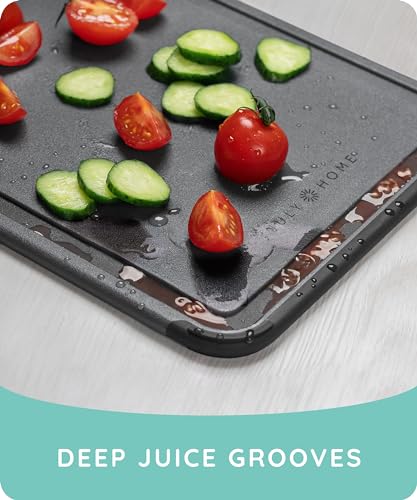 Cutting Boards for Kitchen (Black/Gray / Set of 3 (16"x10", 13"x8", 10"x7"))