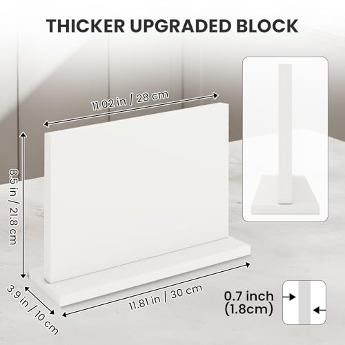 White Magnetic Knife Holder (11.6x8.5 inch White)