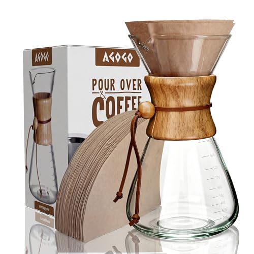 Pour Over Coffee Maker Set (Slim Shape / 34 Ounces)