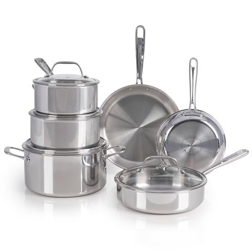 Pro Tri Ply Stainless Steel 10 (Cookware set / 10-Piece)