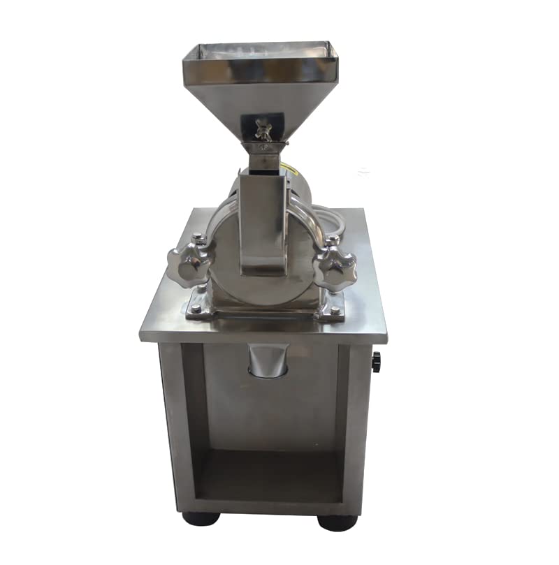 Commercial Grain Grinder Mill Electric Universal Pulverizer Grinding Machine Grain Mill Food Grinding Machine with 0.118" Crushing Fineness for Dry Grain Rice Coffee Bean