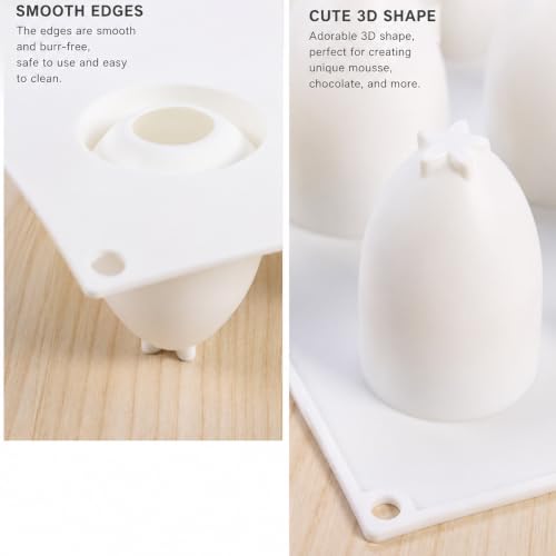 3D Egg Silicone Mold for Baking Mousse Cake
