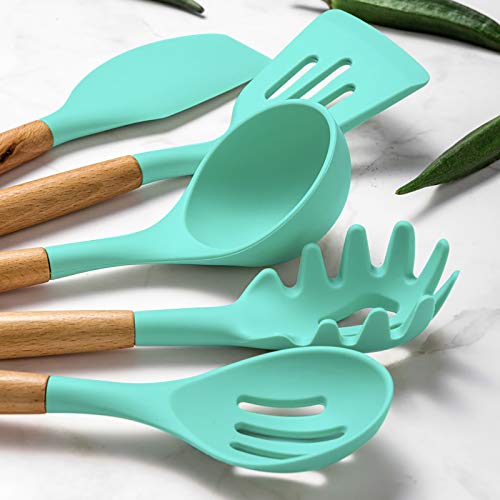 Kitchen Cooking Utensils Set (Green)