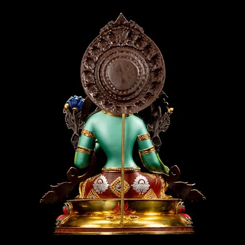 Green Tara Buddha Statue for Zen Decor Indoor