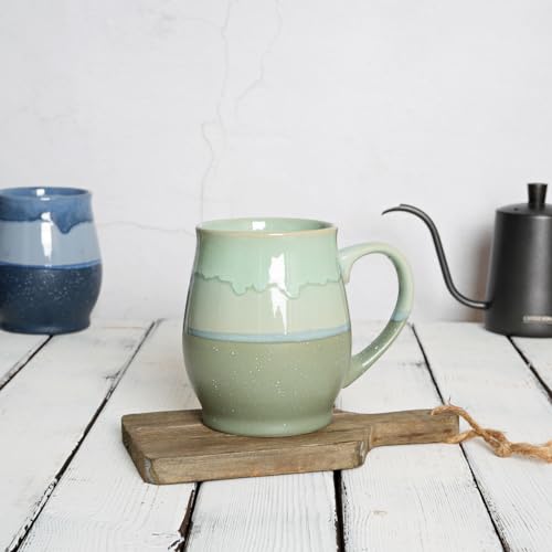 Extra Large Ceramic Coffee Mug (Green)