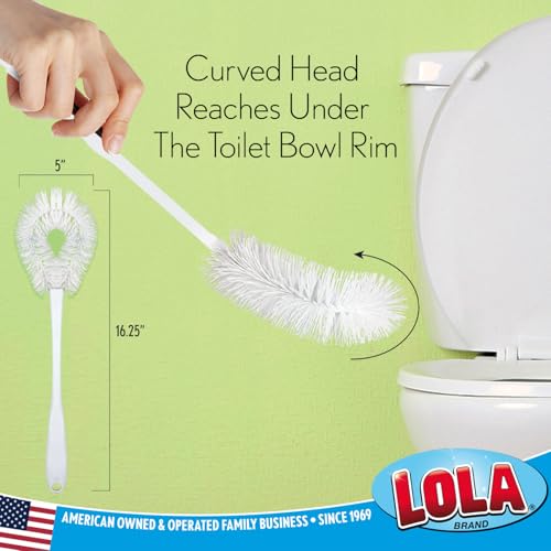 Toilet Bowl Brush Curved Head (Loop Style Bowl Brush / 36 Pack)