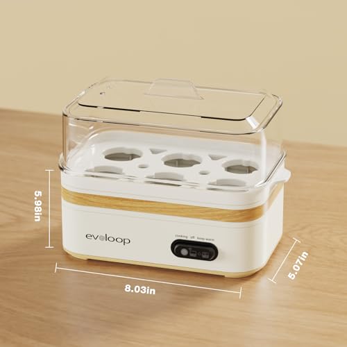 Rapid Egg Cooker Electric 6 Eggs Capacity (white)