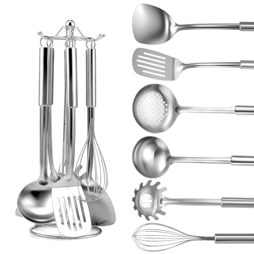 Stainless Steel Kitchen Cooking Utensils Set of 7 (7PCS Utensils Set)