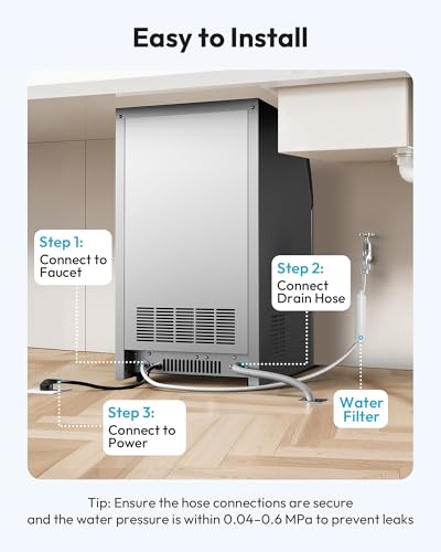 Commercial Gourmet Ice Maker (Polished Mirror)
