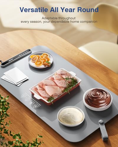 Warming Mat for Food (XL-28*16'' / Graphite Gray)