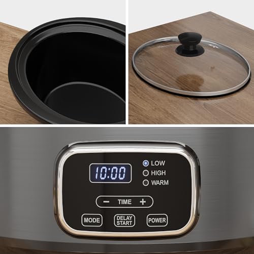 4QT Slow Cooker (4 Quarts / Grey)