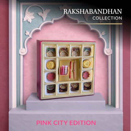 Rakhi for Brother with Gift Set (Raskha Bandan [Square])