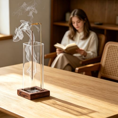Incense Holder (Wood Bottles Square)