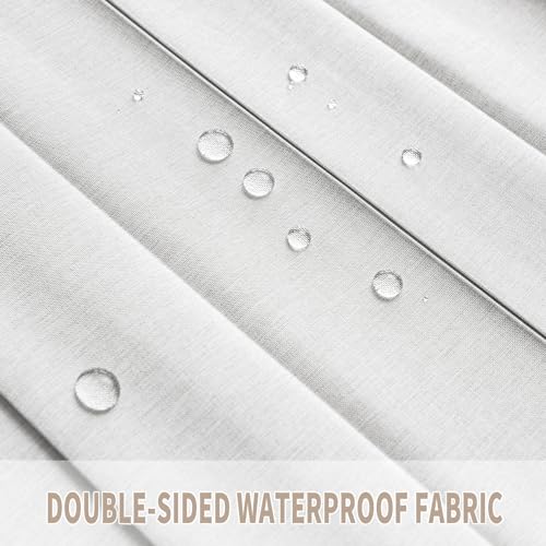Accordion Door Curtains for Closet (Stone White / 39"W x 78"L (Pack of 1))