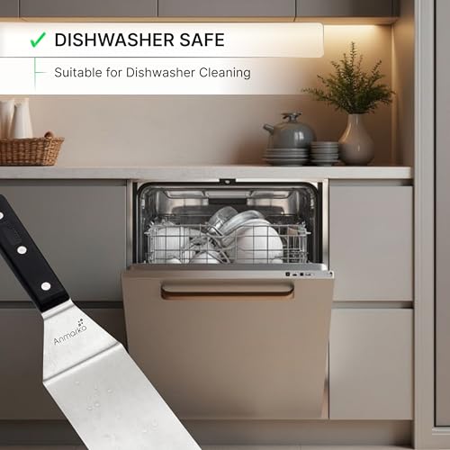 Stainless Steel Spatula Set (ABS plastic handle set)